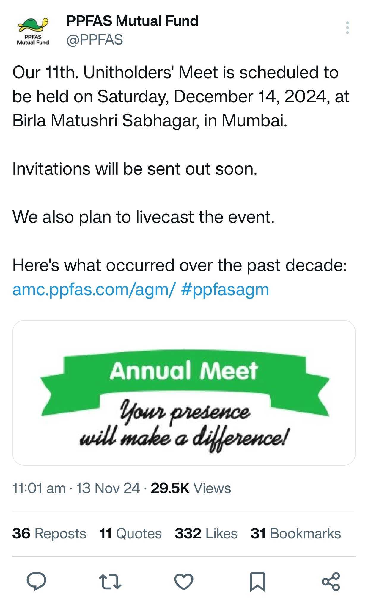 Unitholders' Meet 2024