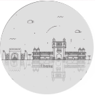 Vector image of City of Lake