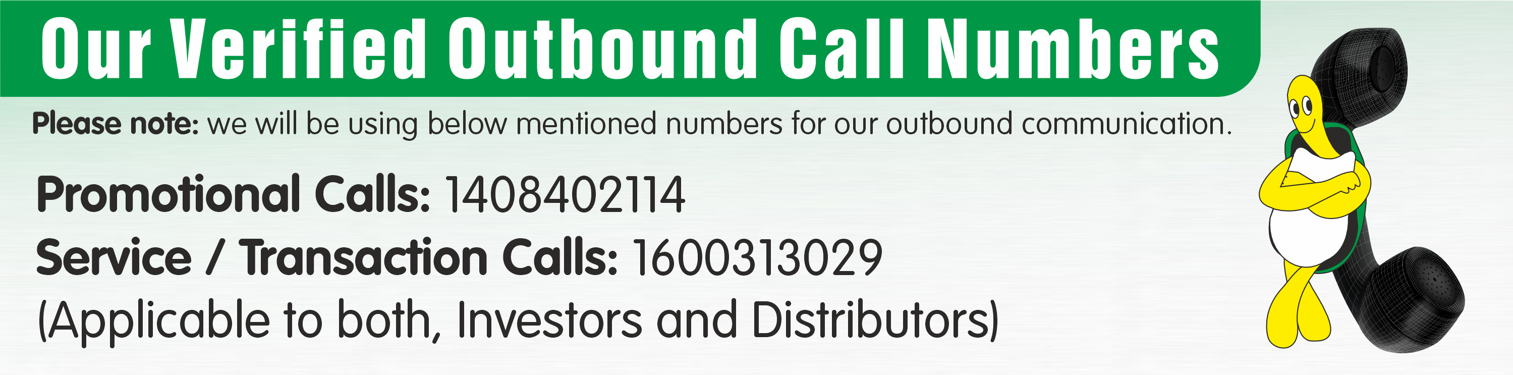 Outbound Calling Numbers