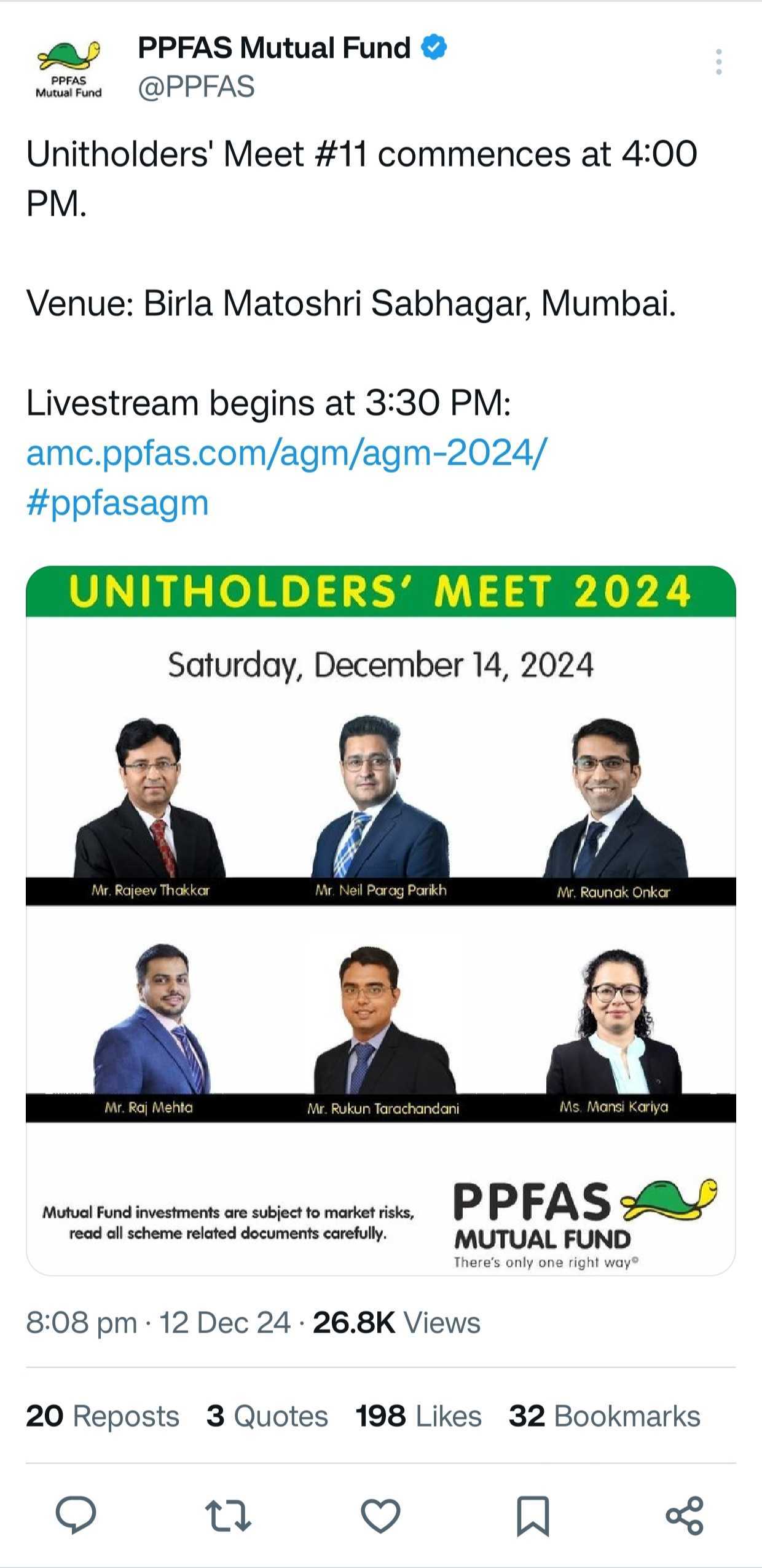 Unitholders' Meet 2024