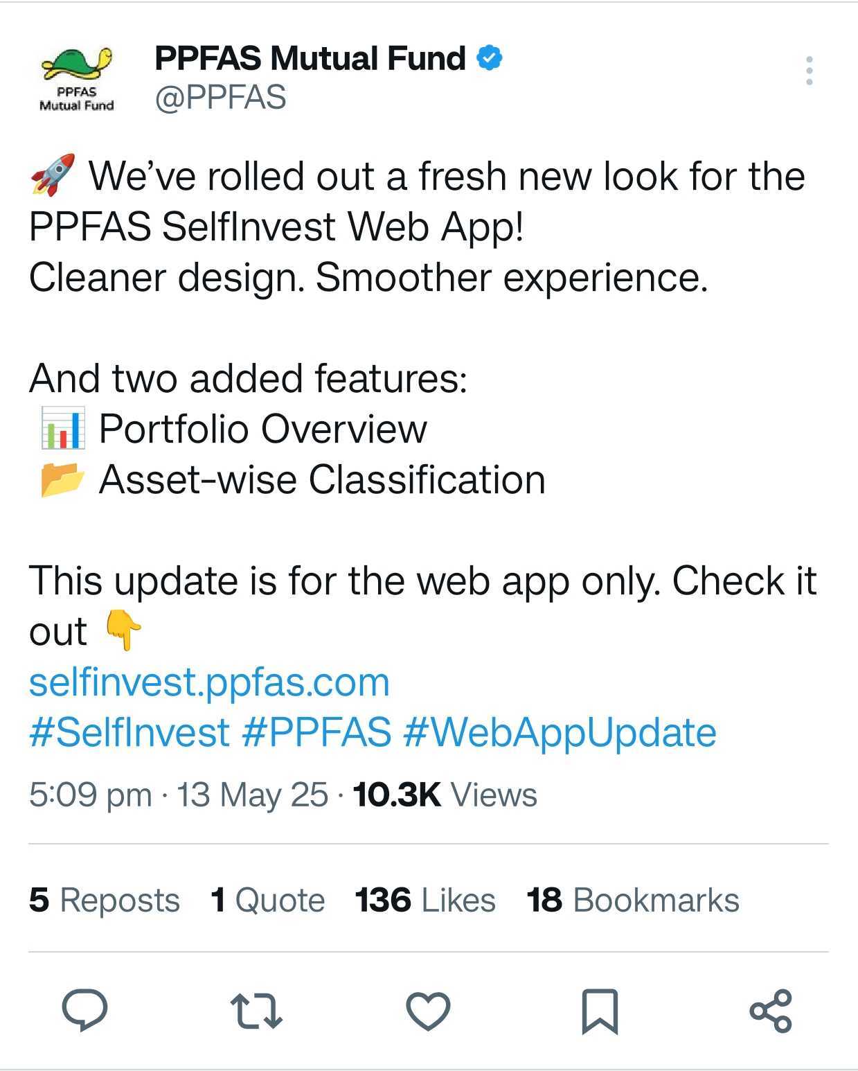 PPFAS SelfInvest Revamp