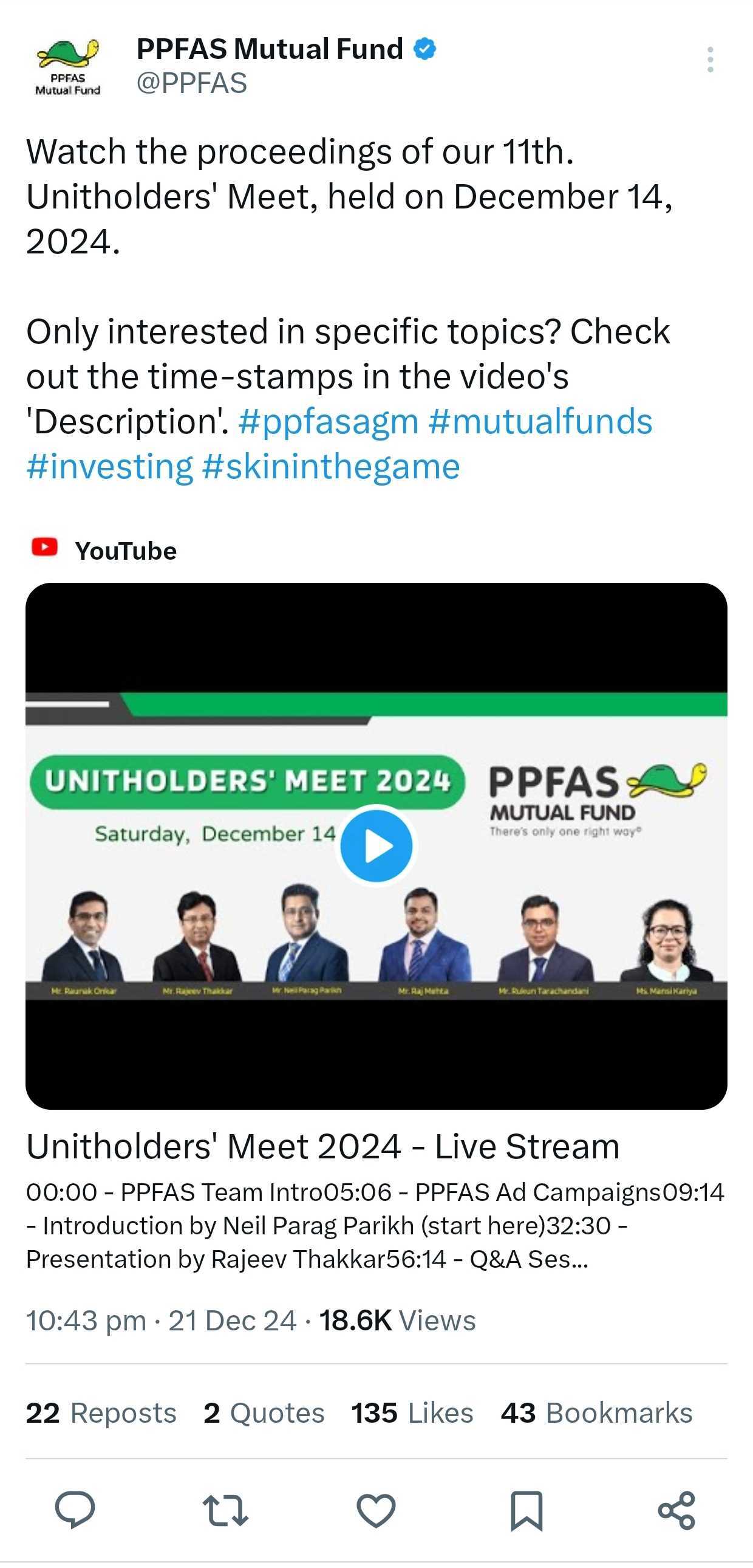 Unitholders' Meet 2024
