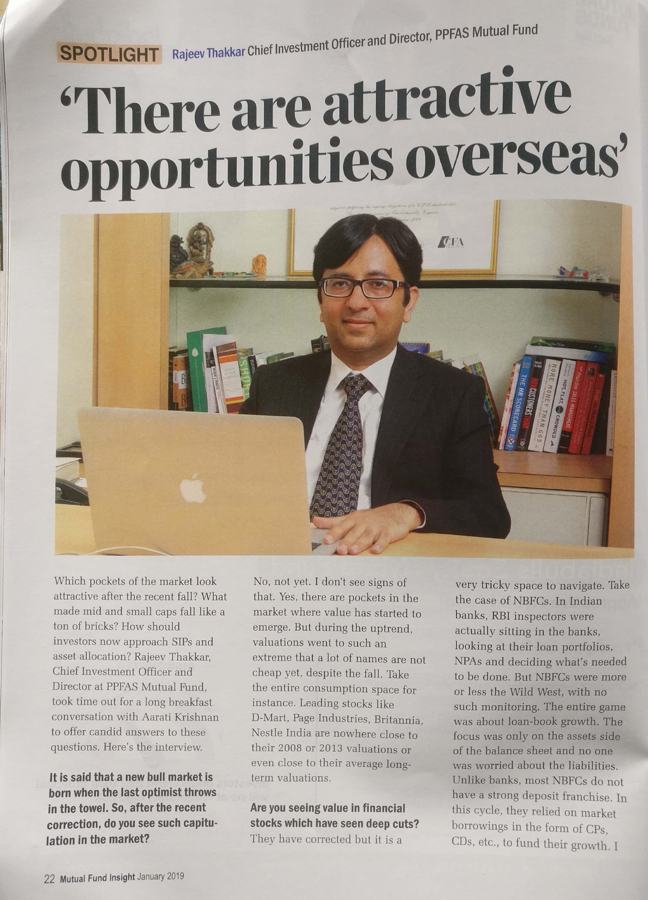 Raunak Onkar, PPFAS MF