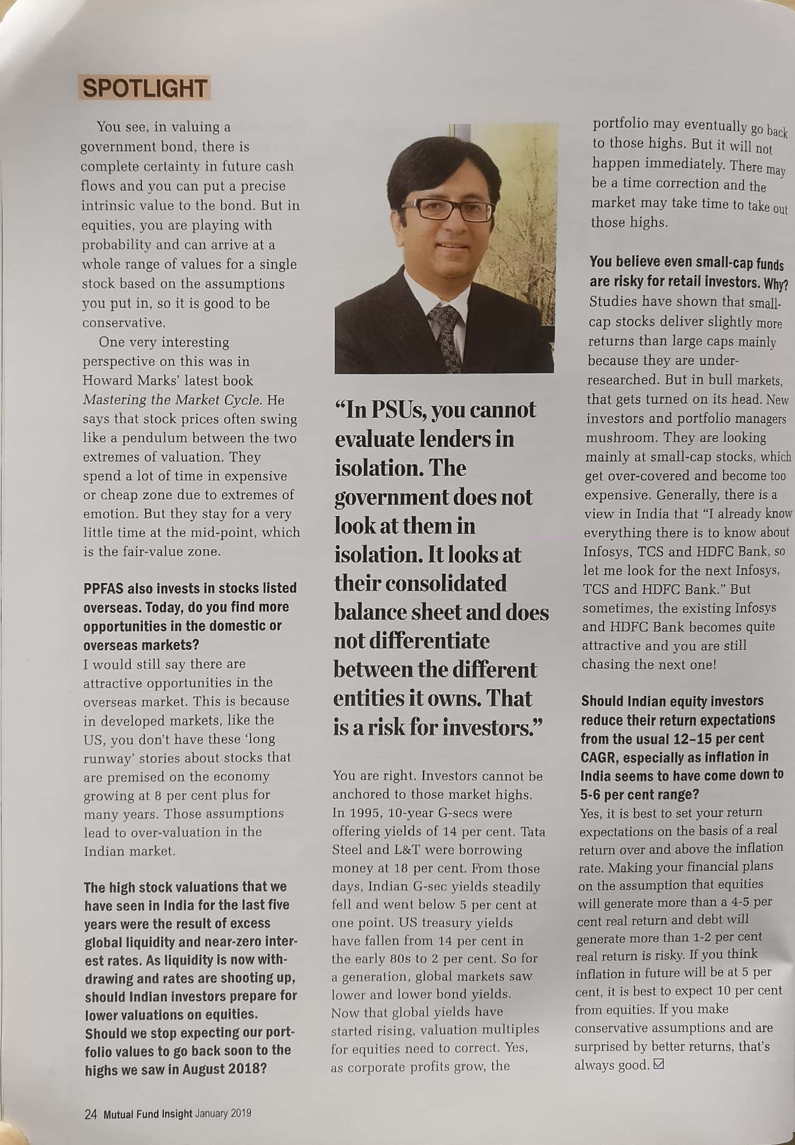 Raunak Onkar, PPFAS MF