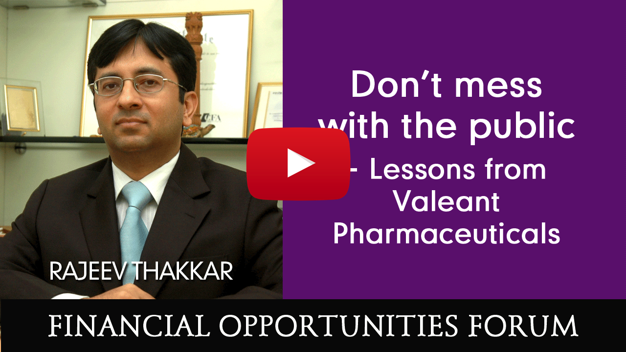 Don’t mess with the public - Lessons from Valeant Pharmaceuticals
