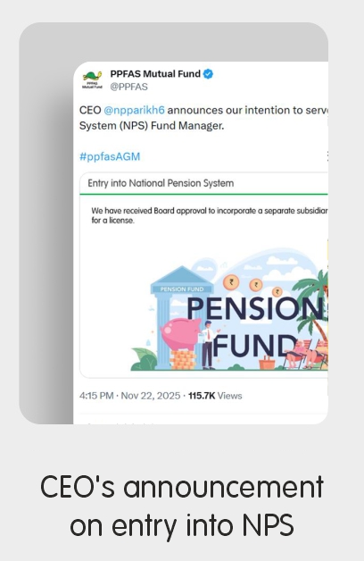 CEO's announcement on entry into NPS