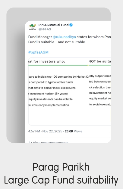 Parag Parikh Large Cap Fund suitability